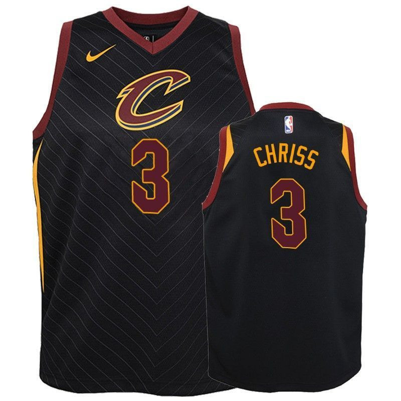 Youth Cavaliers Marquese Chriss 3 Statet Black Jersey
