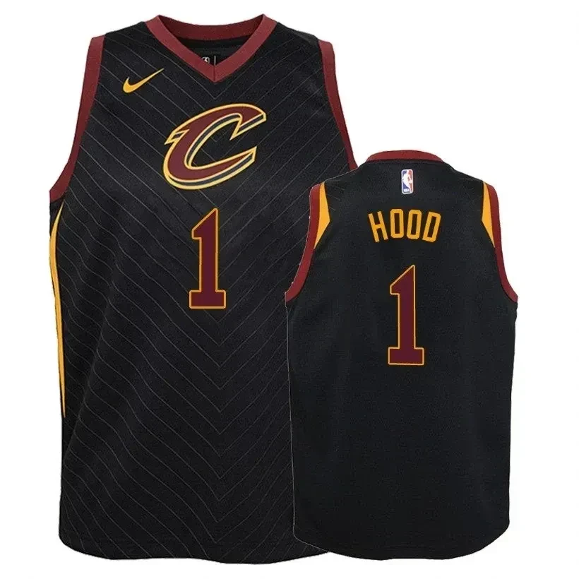Youth Cavaliers Rodney Hood 1 Statet Black Jersey