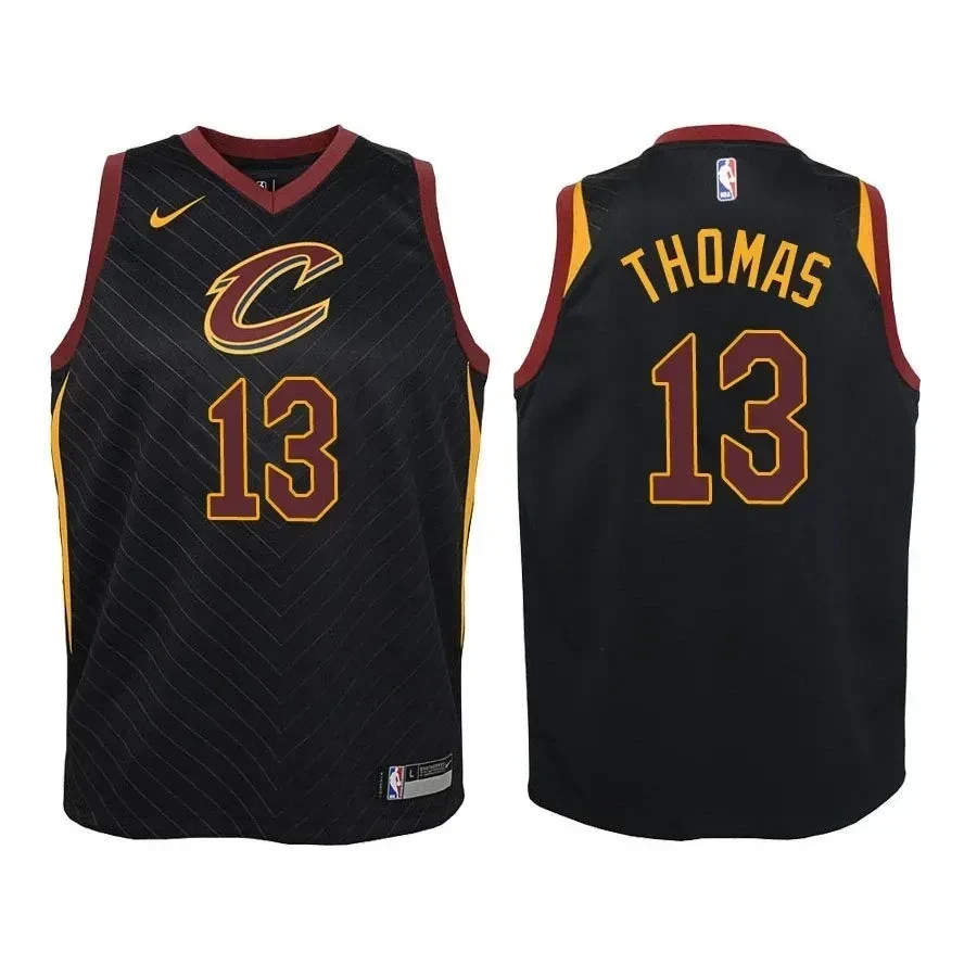 Youth Cavaliers Tristan Thompson 13 Statet Black Jersey