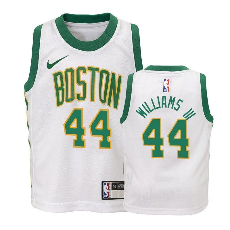Youth Celtics Robert Williams Iii 44 City White Jersey