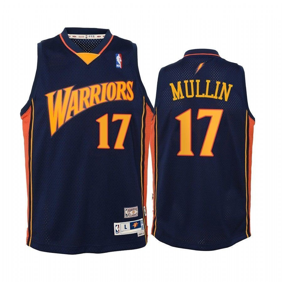 Youth Chris Mullin Golden State Warriors Hardwood Classics Jersey - Navy