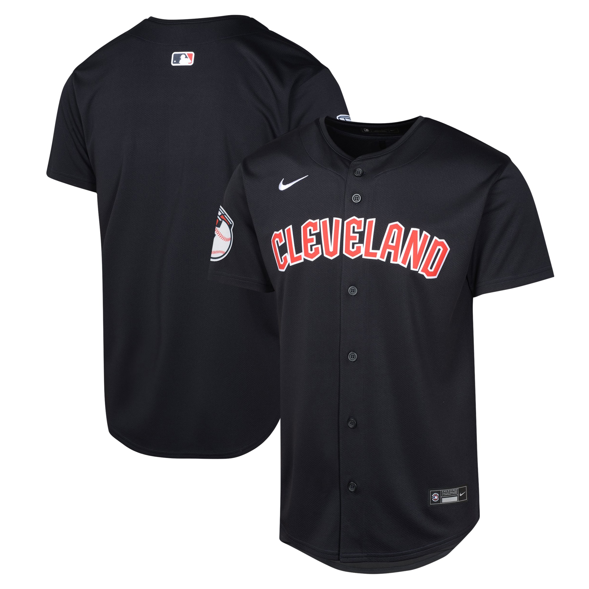Youth Cleveland Guardians Navy Alternate Limited Jersey