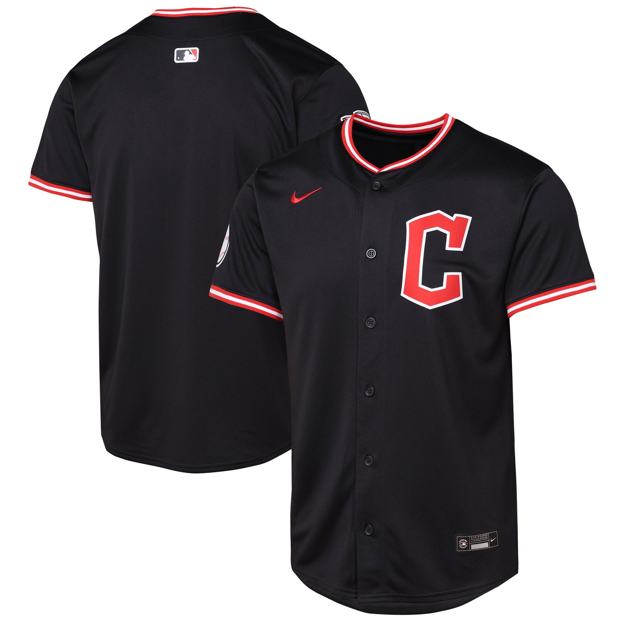 Youth Cleveland Guardians Navy Limited Jersey