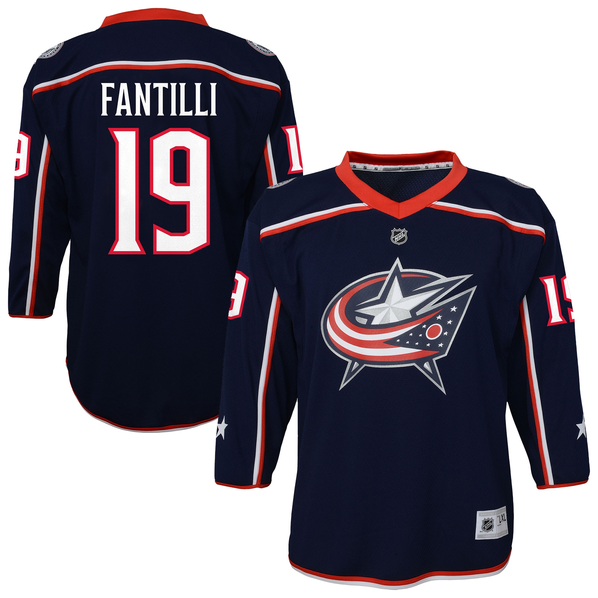 Youth Columbus Blue Jackets Adam Fantilli Outerstuff Blue Alternate Player Jersey