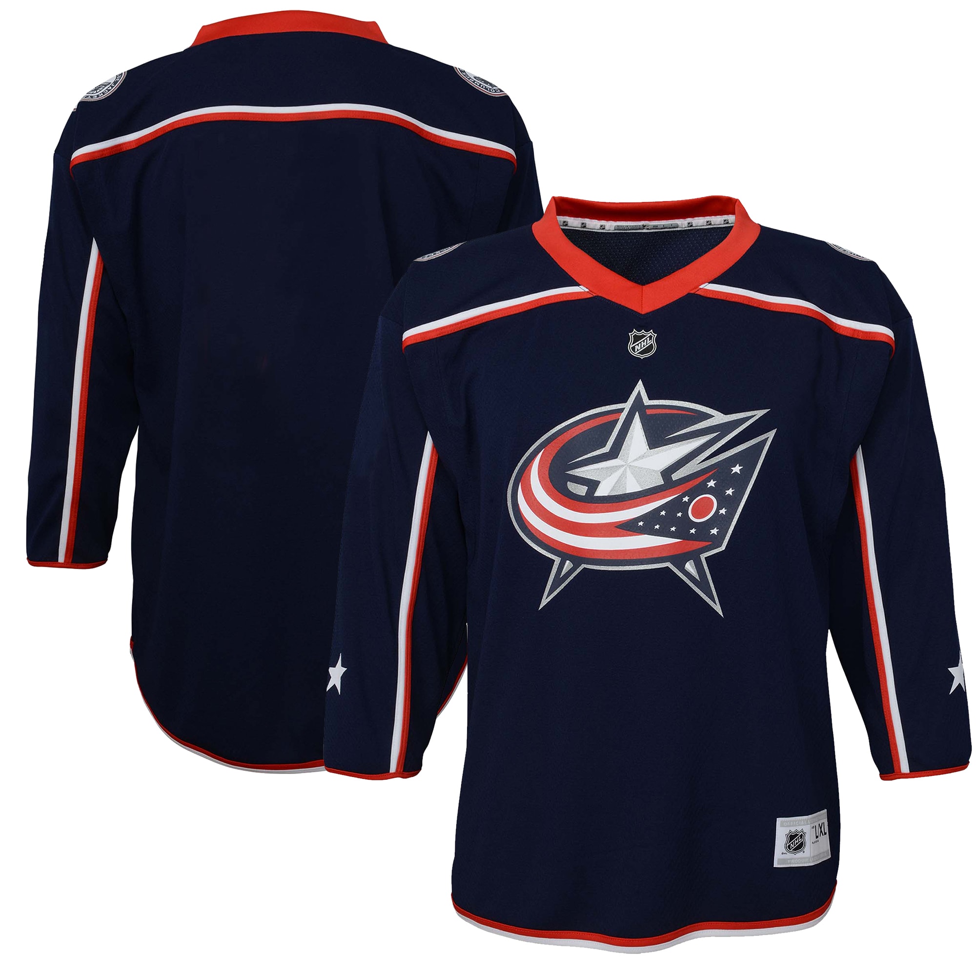 Youth Columbus Blue Jackets Navy Home Jersey