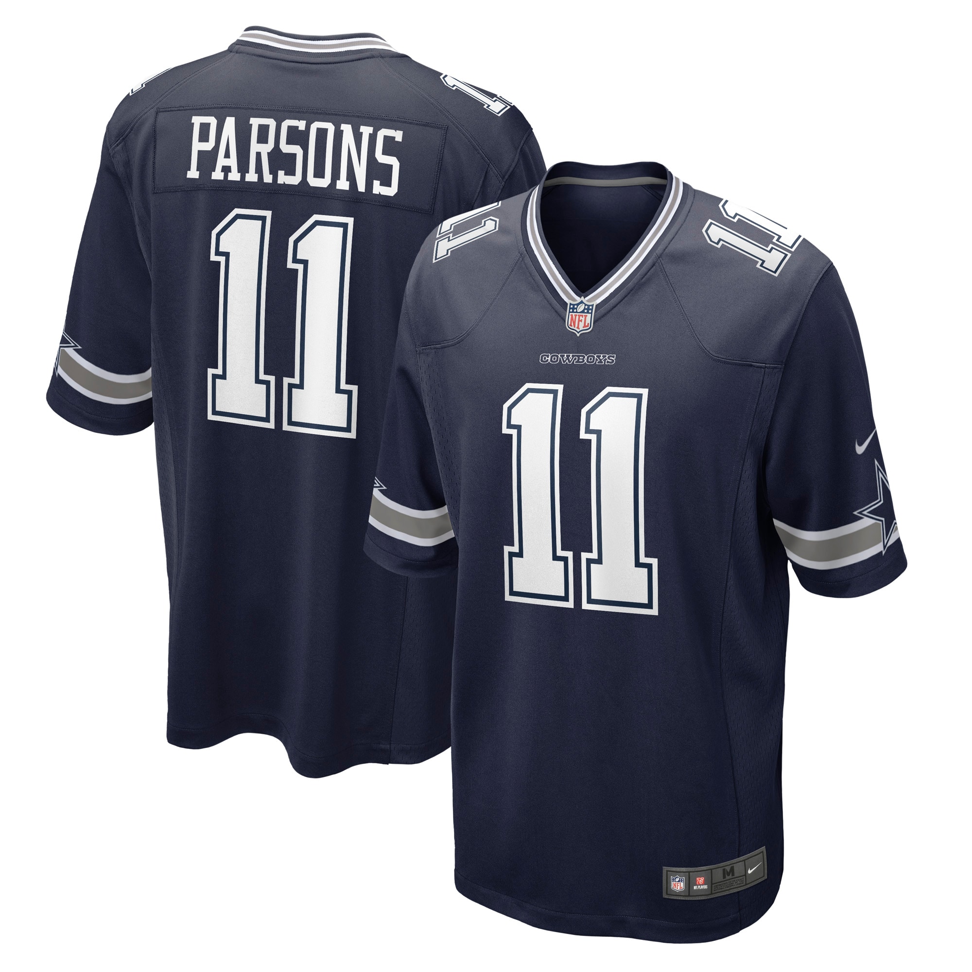Youth Dallas Cowboys Micah Parsons Navy Game Jersey Js6314
