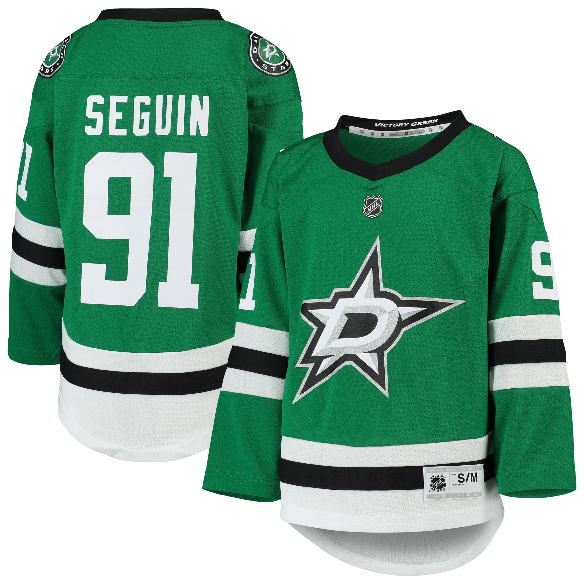 Youth Dallas Stars Tyler Seguin Kelly Green Home Player Jersey