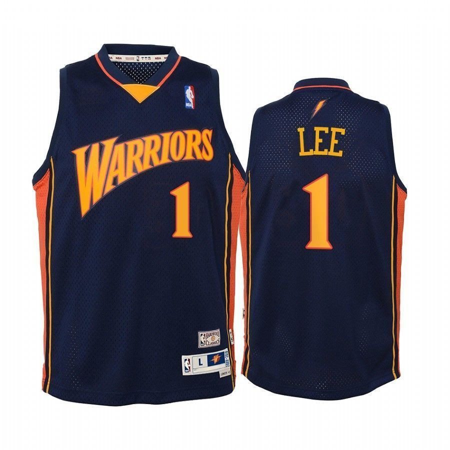 Youth Damion Lee Golden State Warriors Hardwood Classics Jersey - Navy