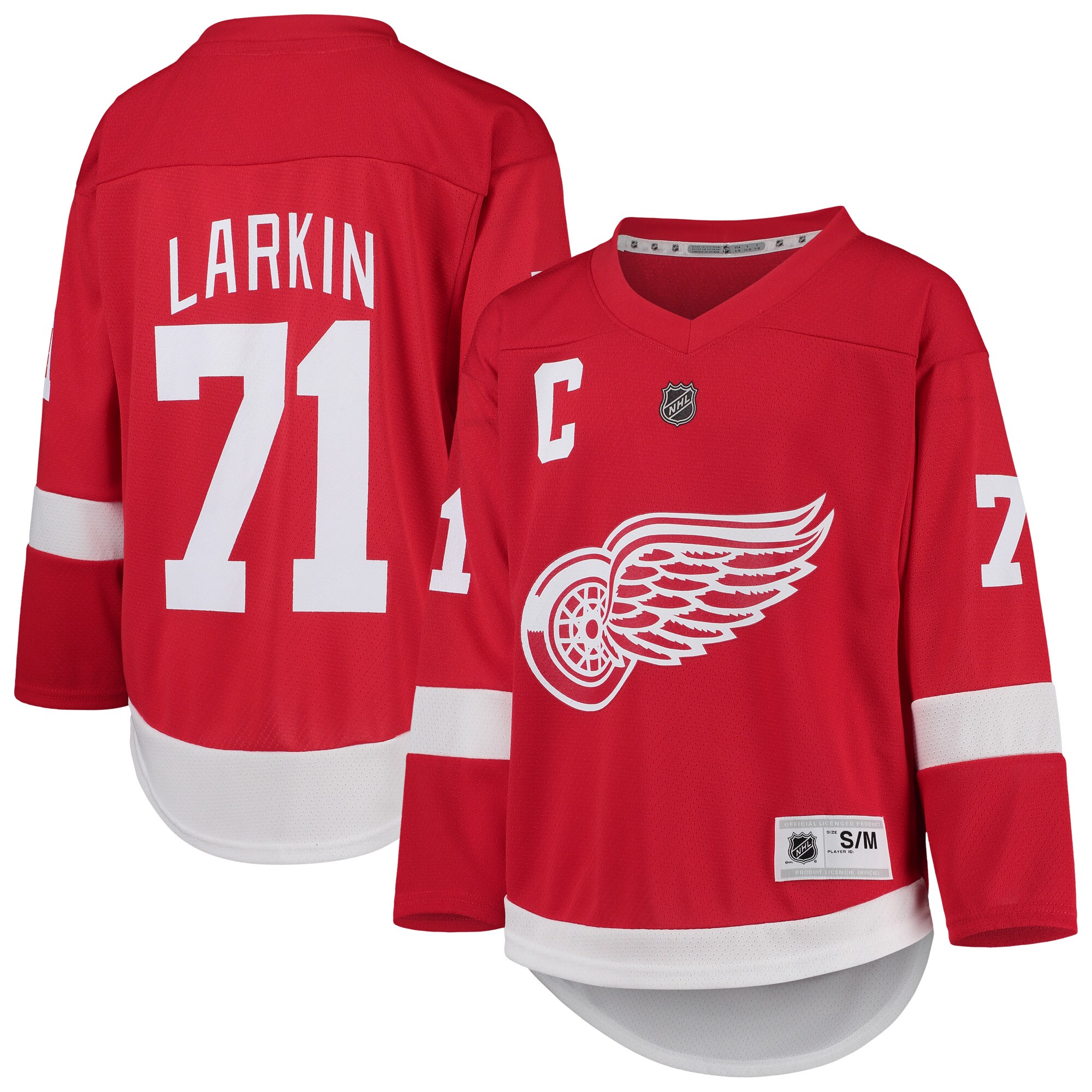 Youth Detroit Red Wings Dylan Larkin Red Home Player Jersey