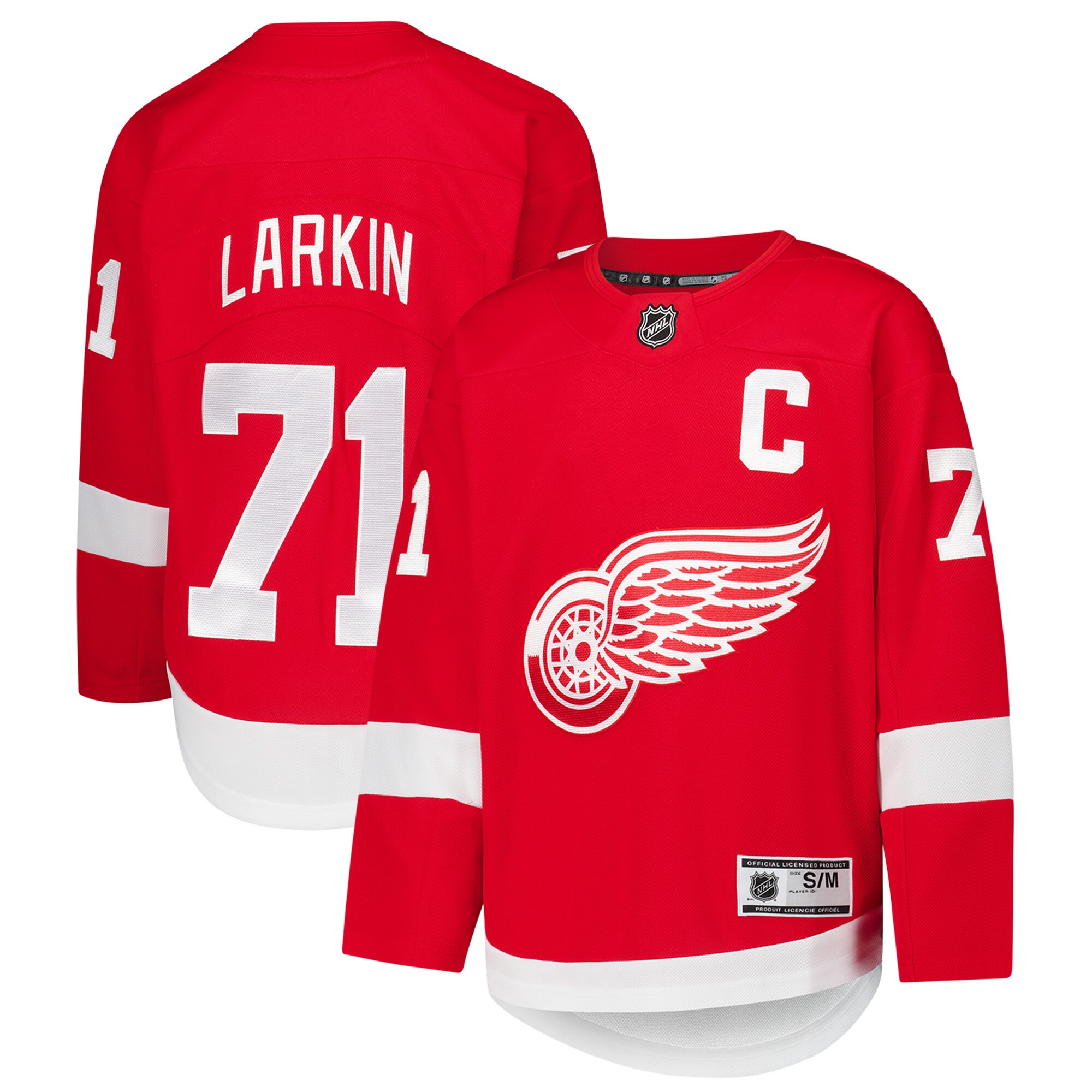Youth Detroit Red Wings Dylan Larkin Red Home Premier Player Jersey