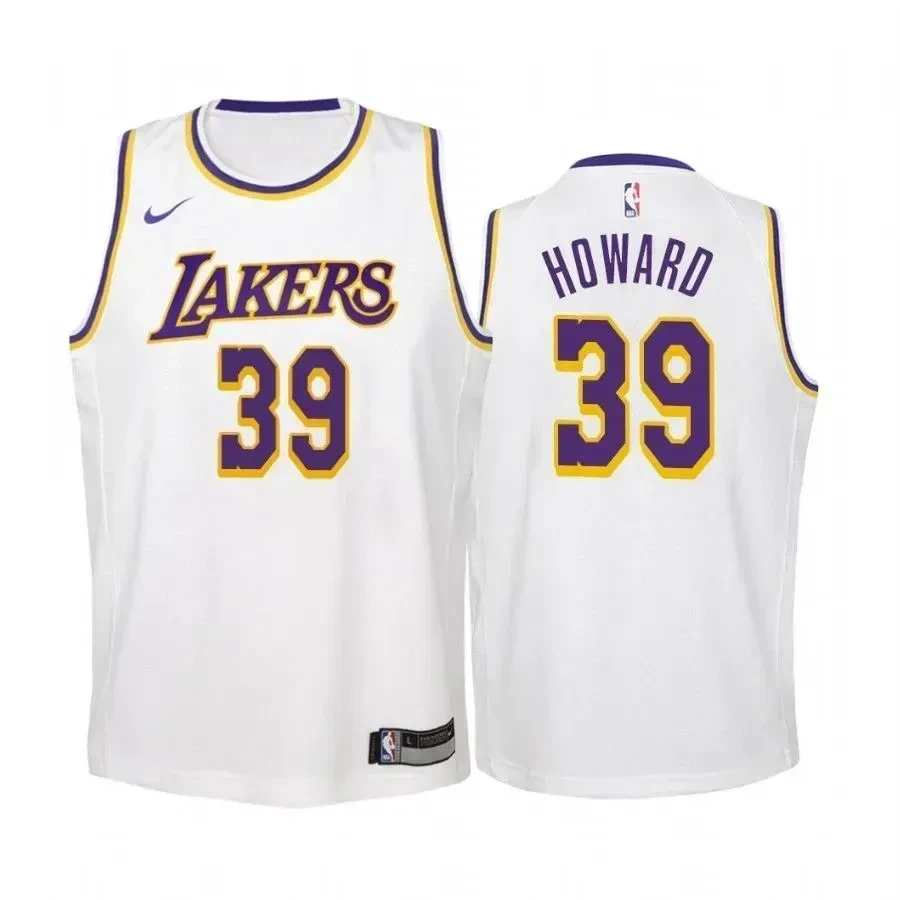Youth Dwight Howard Los Angeles Lakers Association Jersey - White