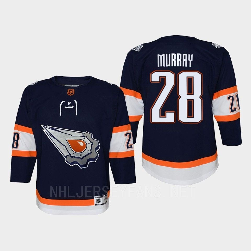 Youth Edmonton Oilers Ryan Murray 28 Special Edition 2.0 Retro Jersey Navy