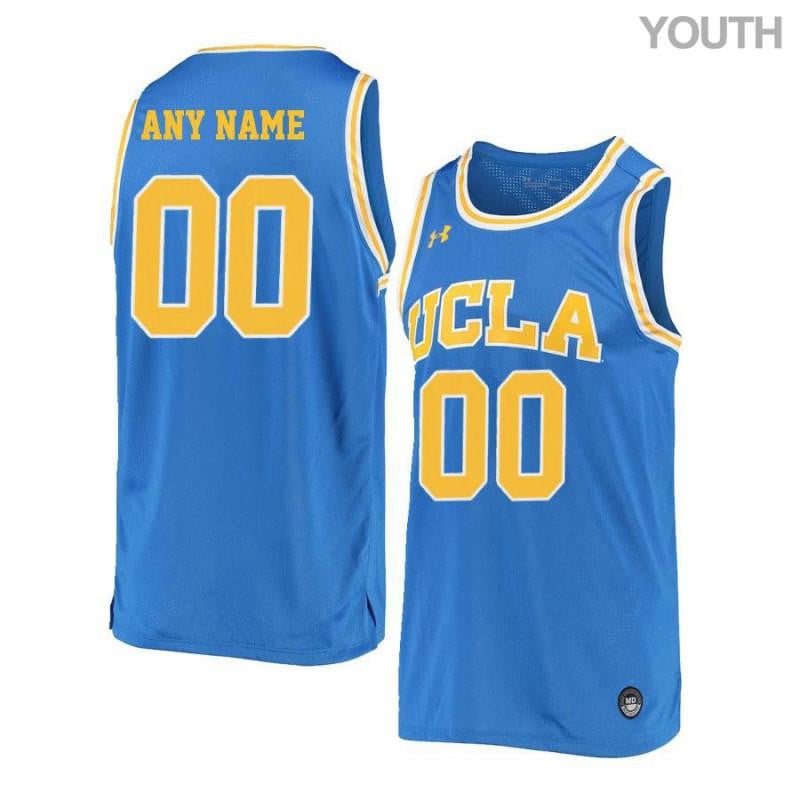 Youth Elite Blue Retro Ucla Bruins Custom Basketball Jersey