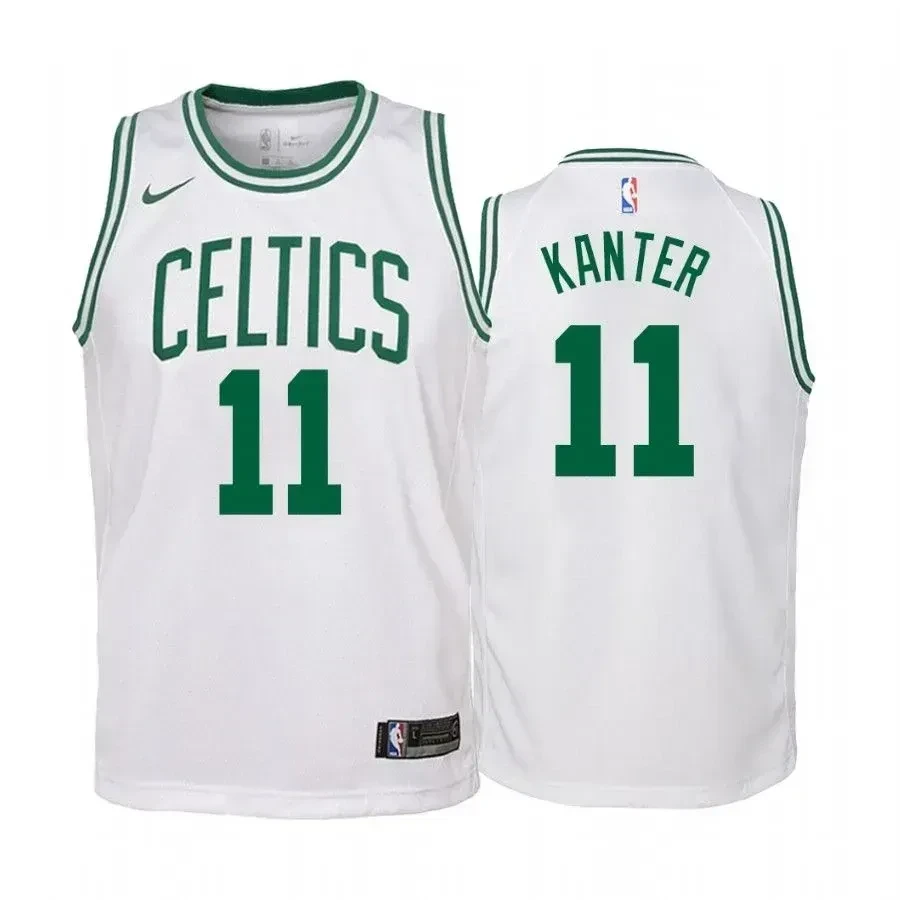 Youth Enes Kanter Boston Celtics Association Jersey - White