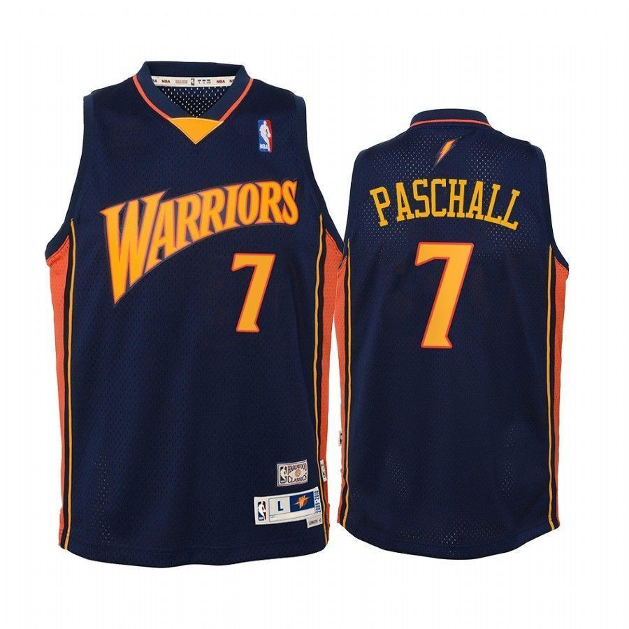Youth Eric Paschall Golden State Warriors Hardwood Classics Jersey - Navy