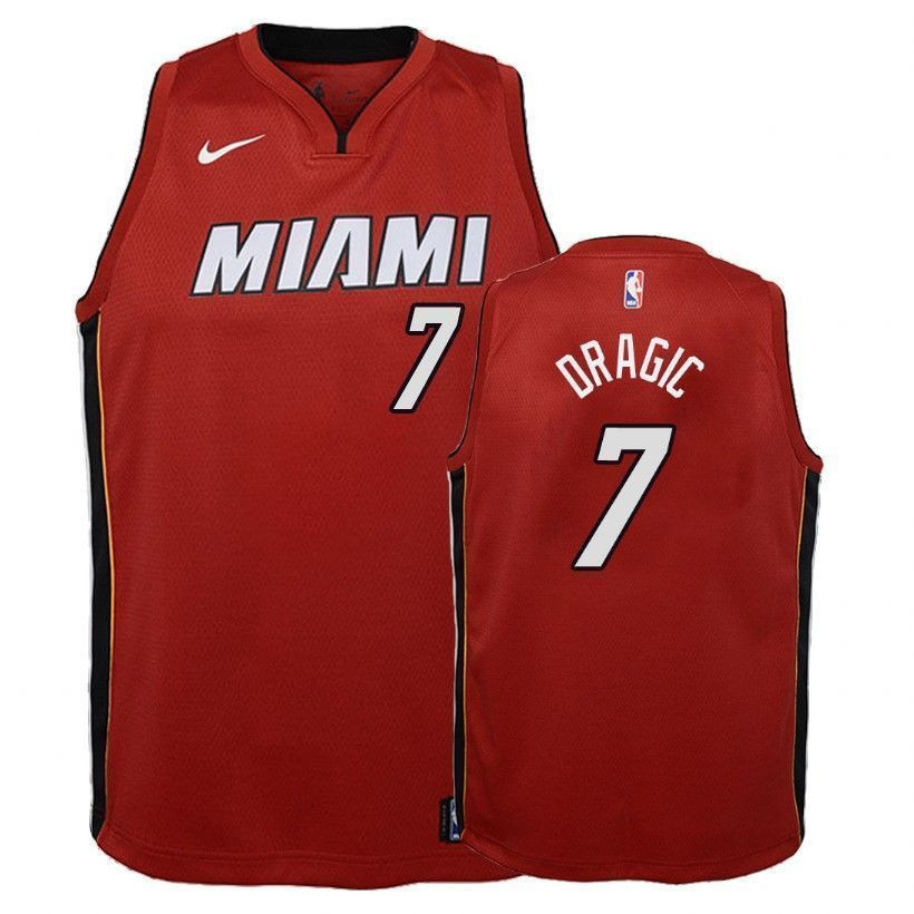 Youth Heat Goran Dragic 7 Statet Red Jersey