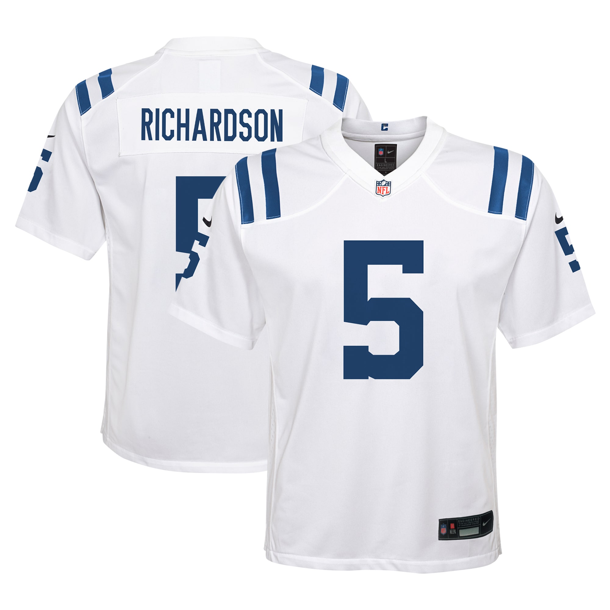 Youth Indianapolis Colts Anthony Richardson White Player Game Jersey Js6790