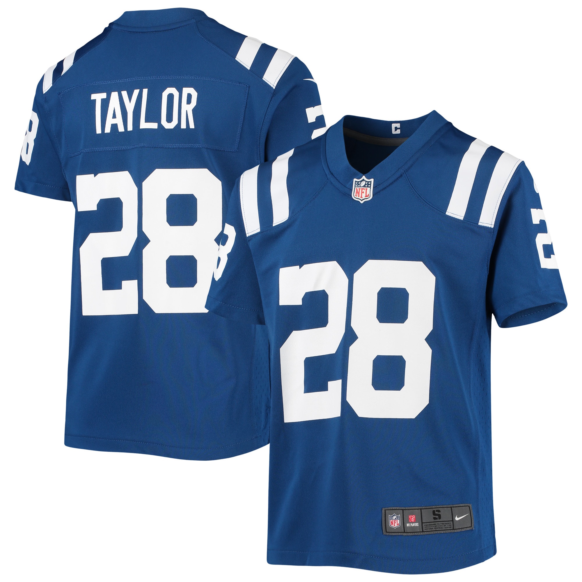 Youth Indianapolis Colts Jonathan Taylor Royal Game Jersey Js4052