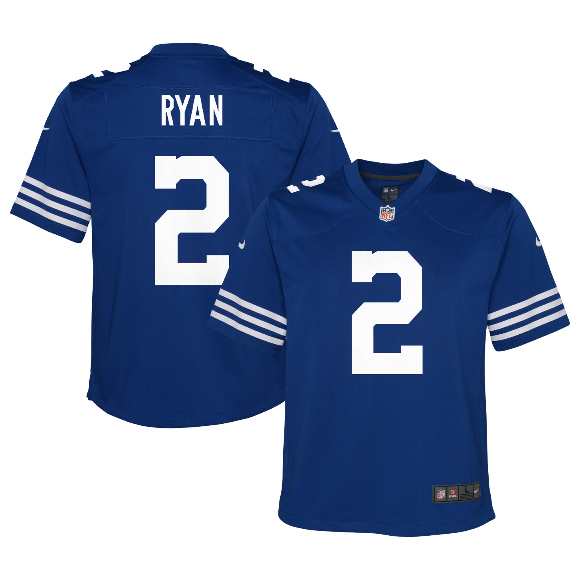 Youth Indianapolis Colts Matt Ryan Royal Alternate Game Jersey Js3866
