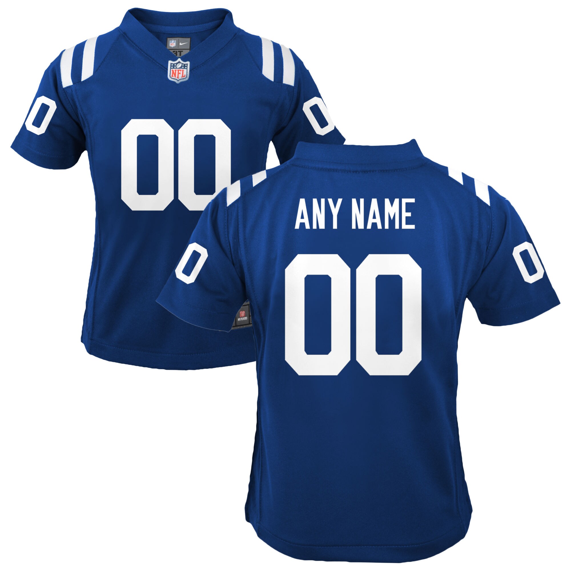 Youth Indianapolis Colts Royal Custom Game Jersey Js3595