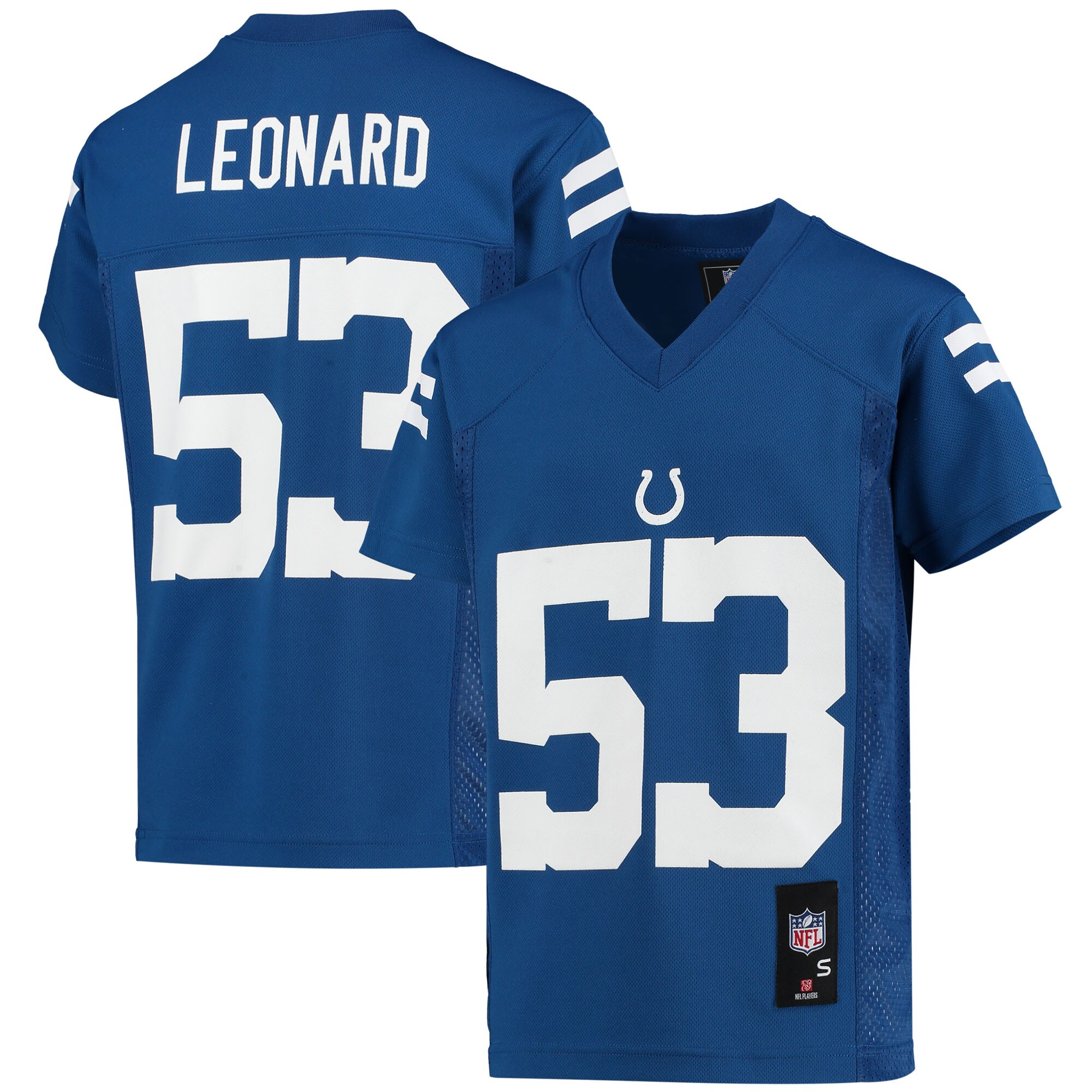Youth Indianapolis Colts Shaquille Leonard Royal Player Jersey Js9361