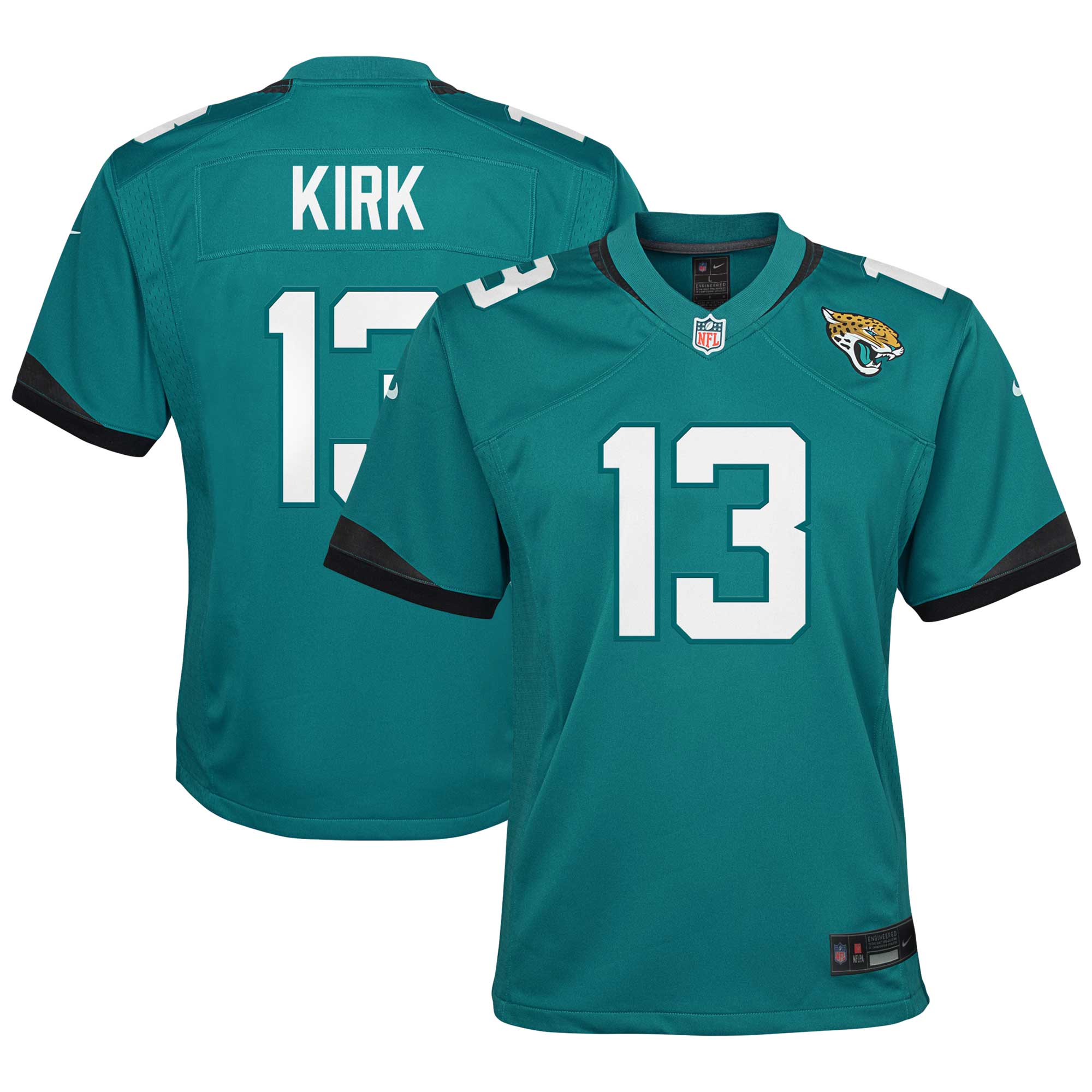 Youth Jacksonville Jaguars Christian Kirk Teal Game Jersey Js8008