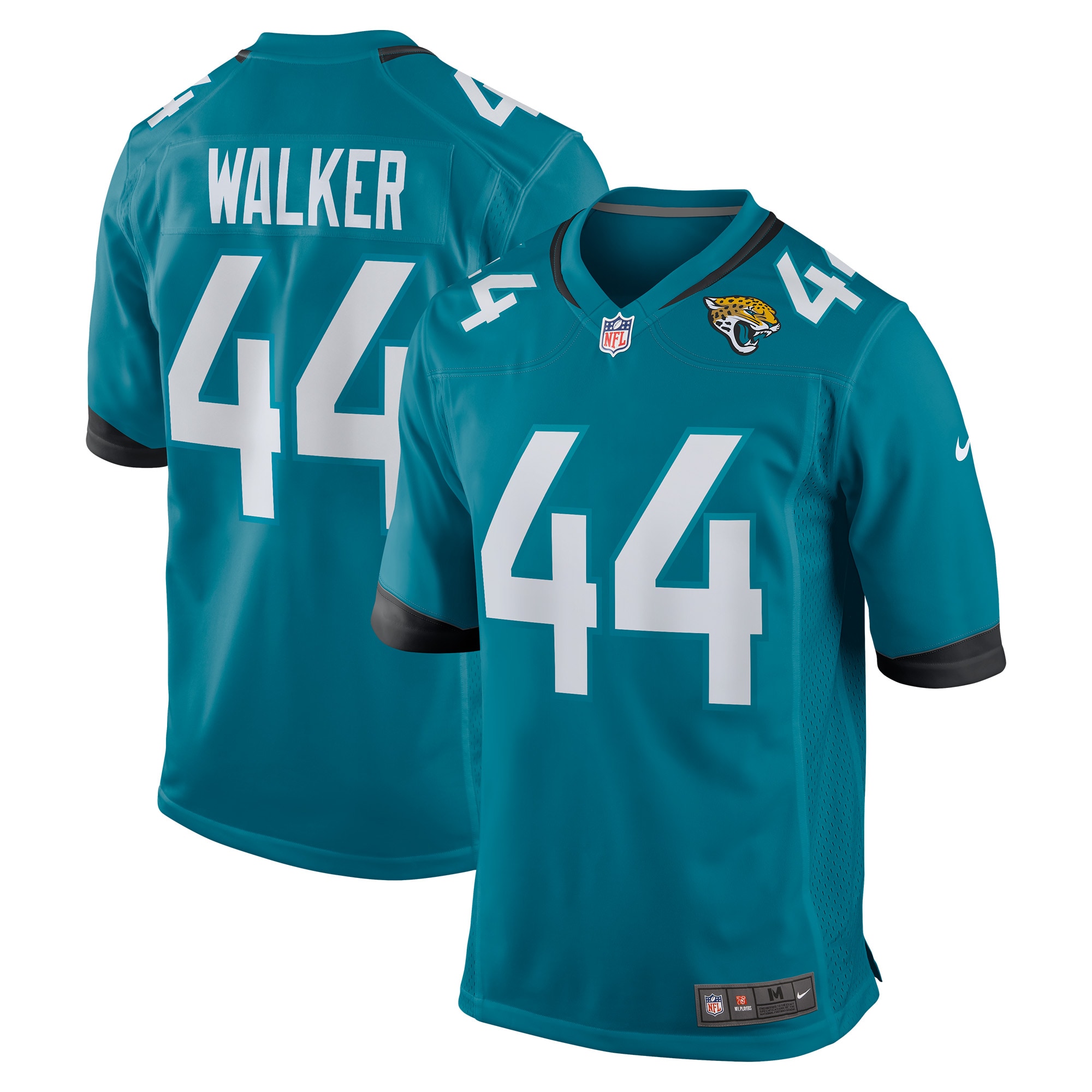 Youth Jacksonville Jaguars Travon Walker Teal Game Jersey Js3160