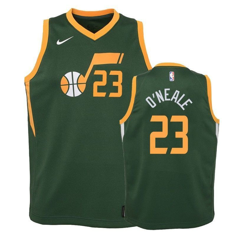 Youth Jazz Royce O'neale 23 Earned Green Jersey