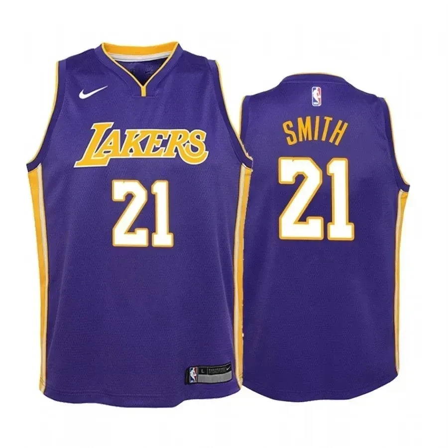 Youth J.r. Smith Los Angeles Lakers Purple Statet Jersey