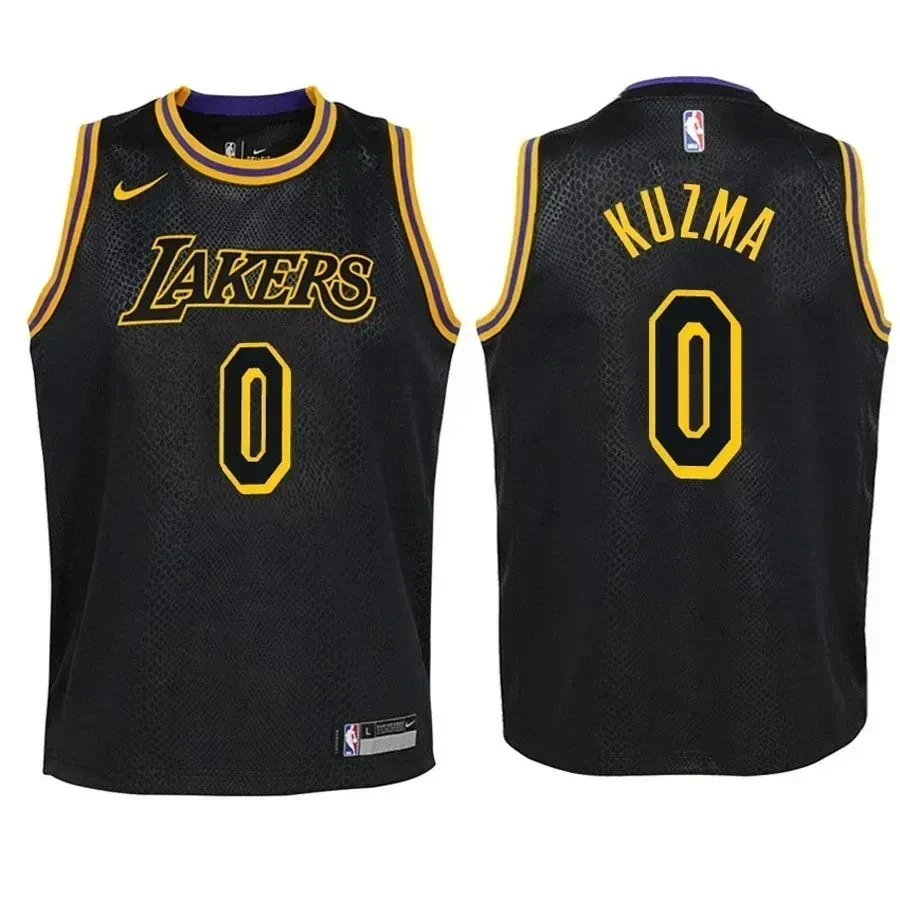 Youth Lakers Kyle Kuzma 0 City Edition Black Jersey
