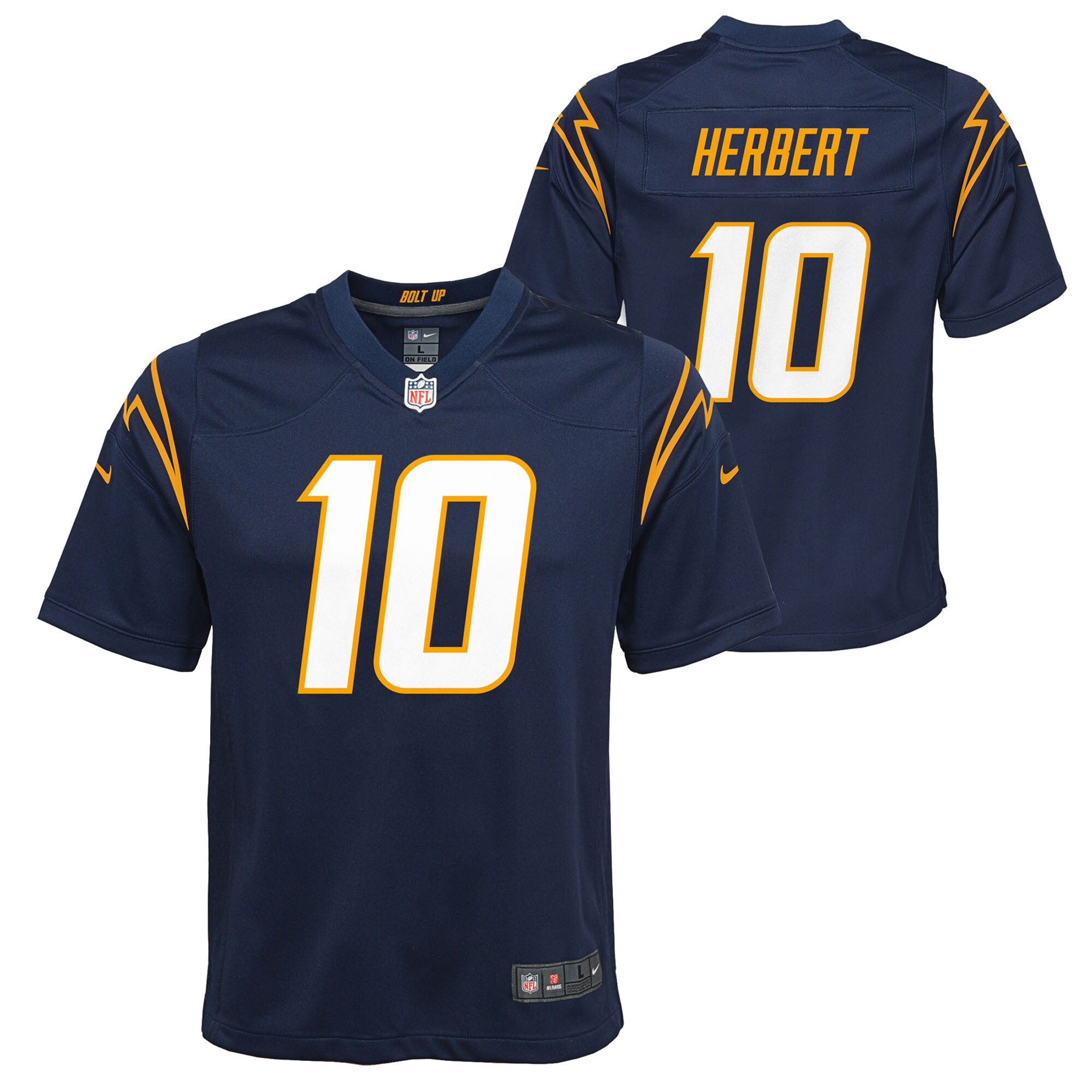 Youth Los Angeles Chargers Justin Herbert Navy Game Jersey Js3117