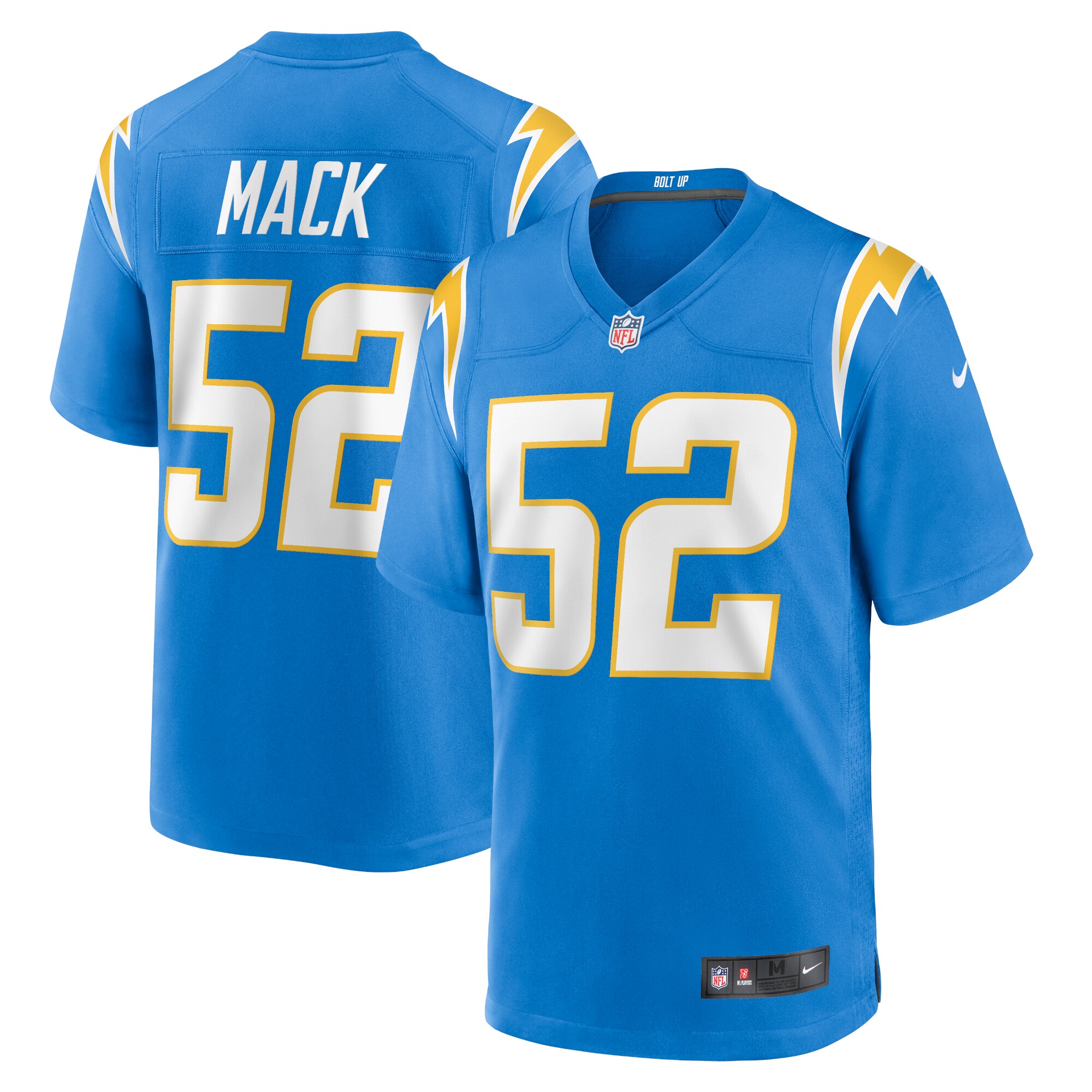 Youth Los Angeles Chargers Khalil Mack Powder Blue Game Jersey Js6997