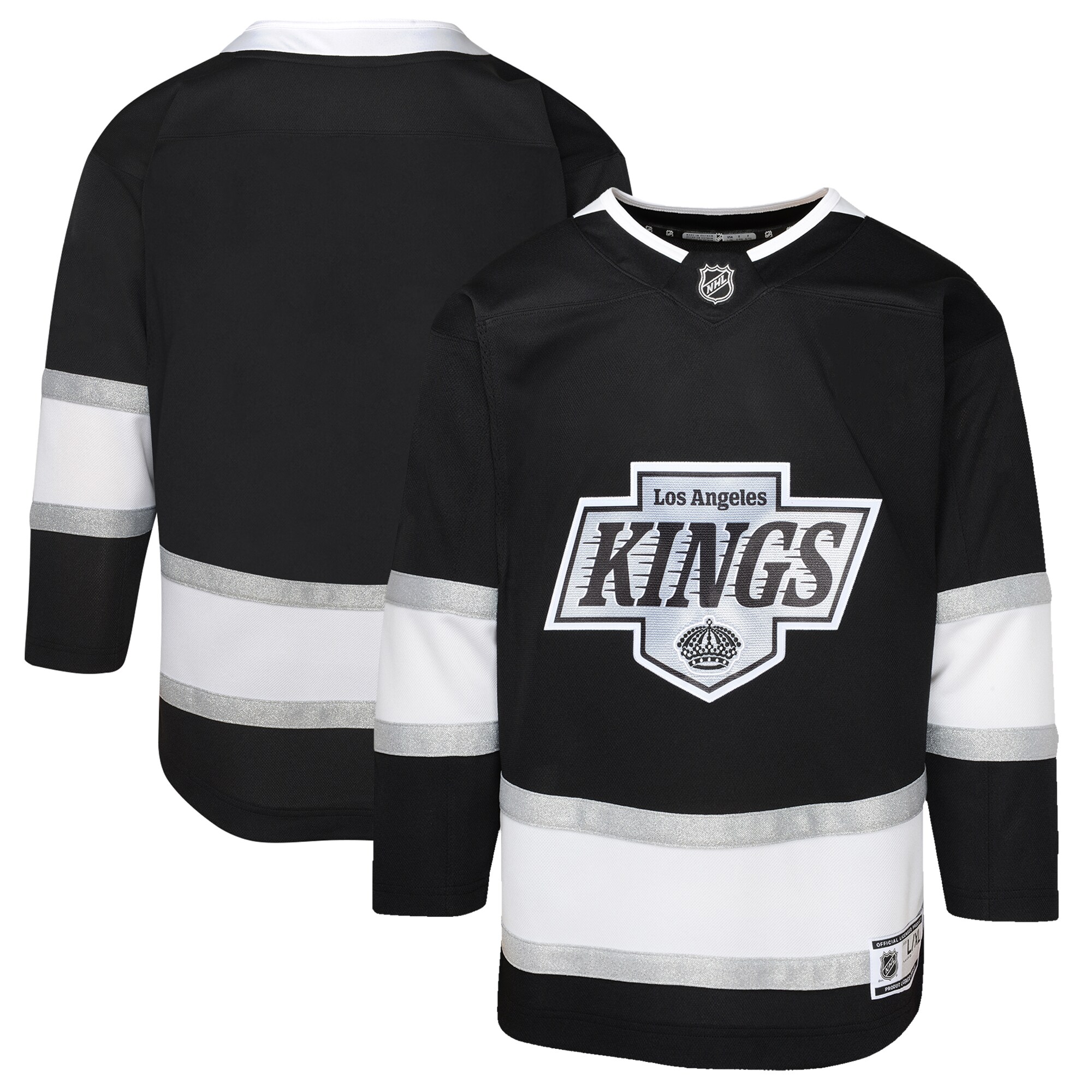 Youth Los Angeles Kings Black Home Premier Jersey