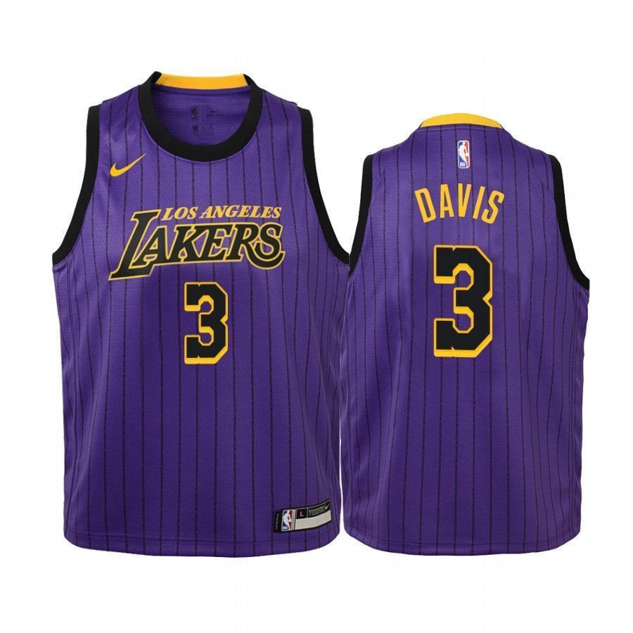 Youth Los Angeles Lakers Anthony Davis 3 City Jersey