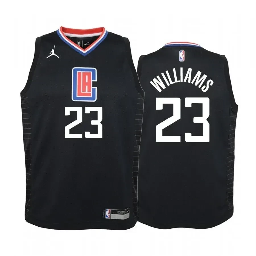Youth Lou Williams La Clippers Black Statet Jersey Jumpman