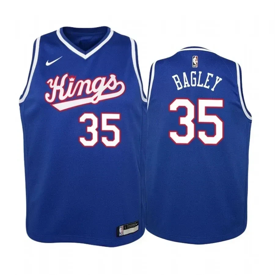 Youth Marvin Bagley Sacrato Kings Royal Hardwood Classics Jersey
