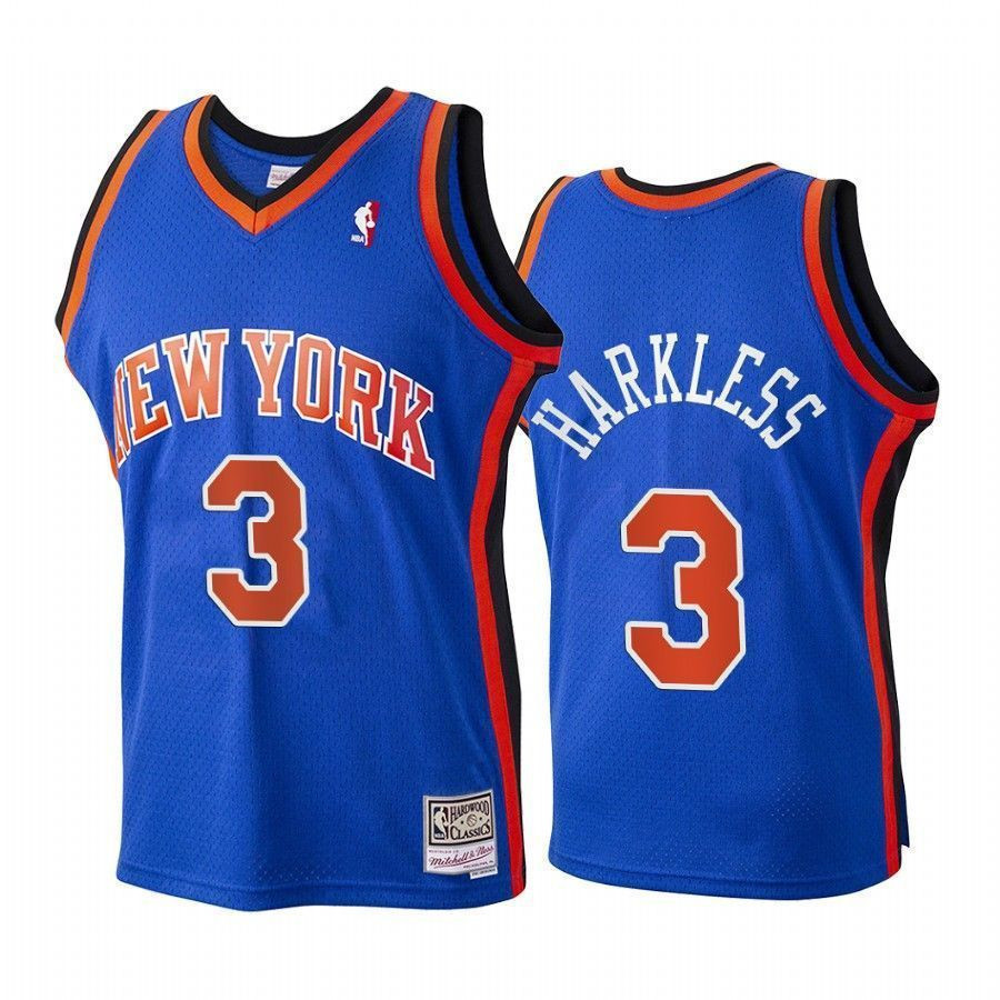 Youth Maurice Harkless New York Knicks Hardwood Classics Jersey - Blue