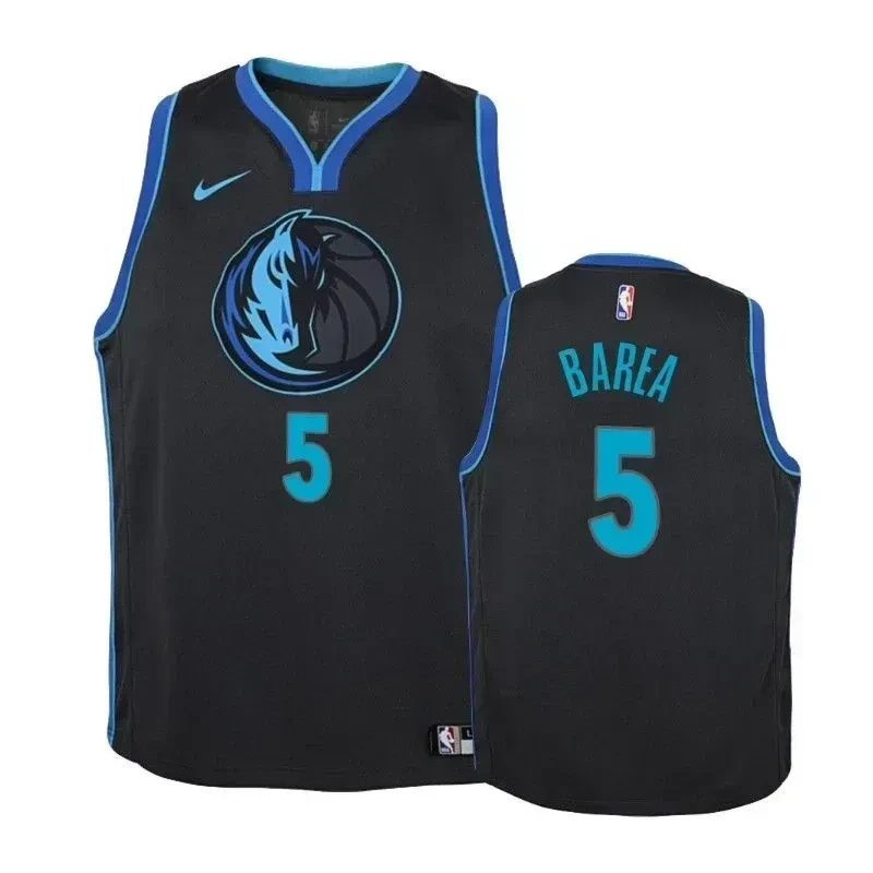 Youth Mavericks J.j. Barea 5 City Anthracite Jersey