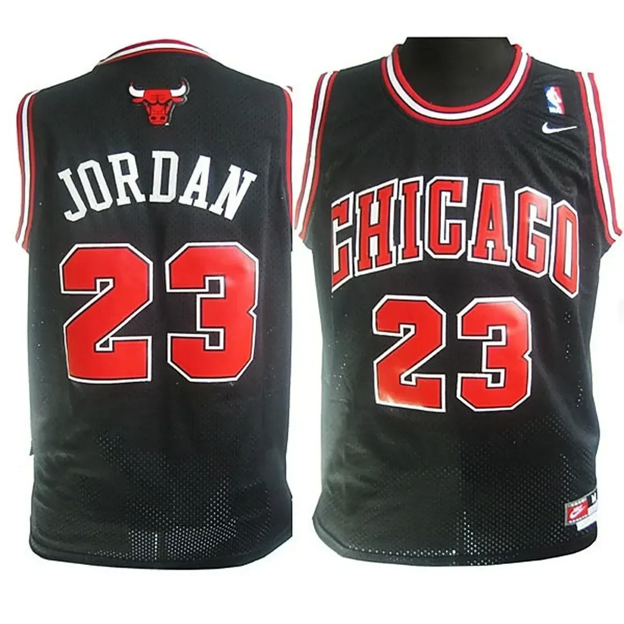 Youth Michael Jordan Chicago Bulls 23 Soul Swingman Black Jersey