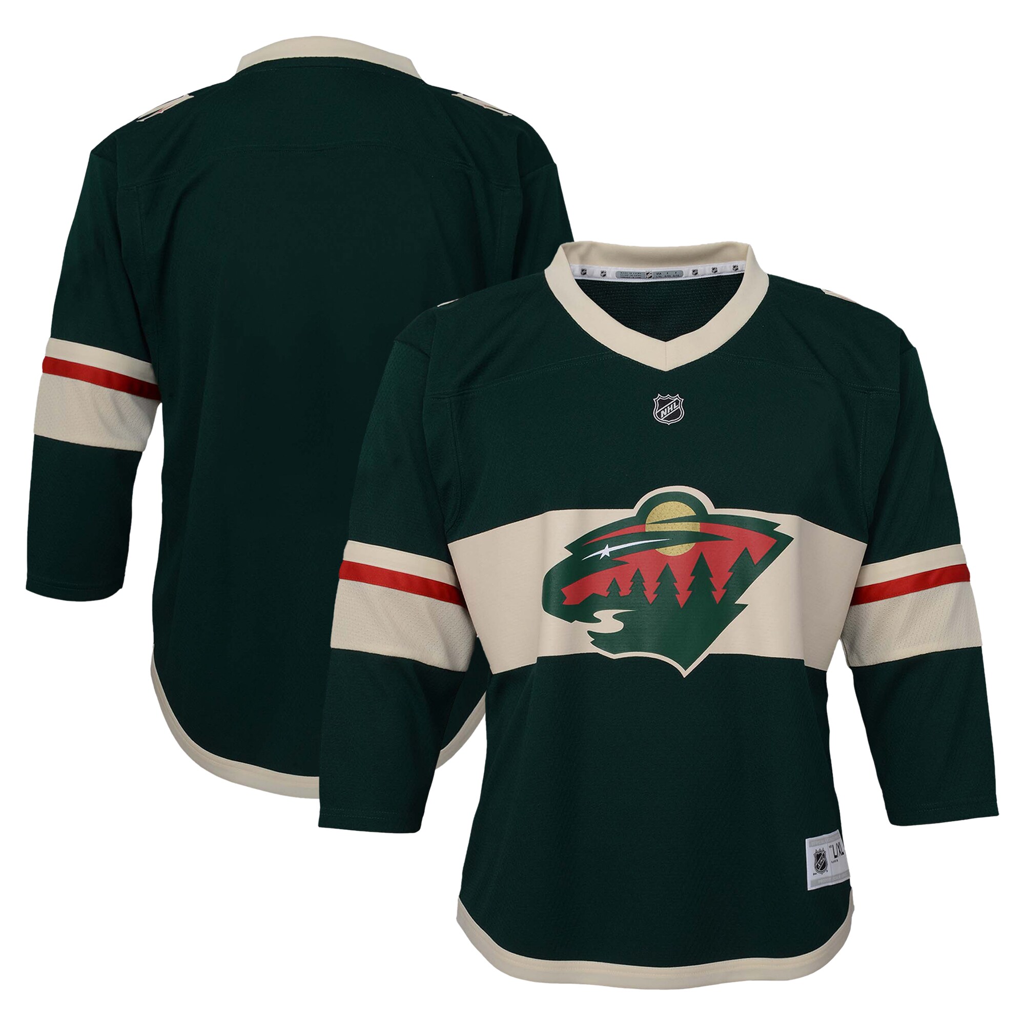 Youth Minnesota Wild Green Jersey