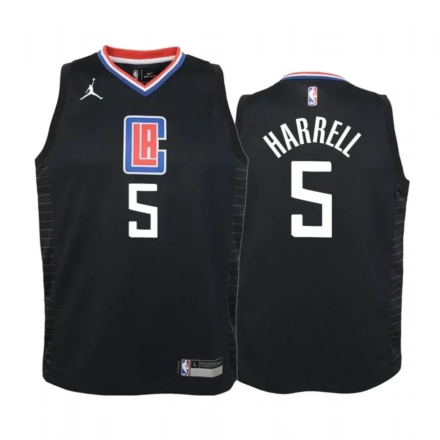 Youth Montrezl Harrell La Clippers Black Statet Jersey Jumpman