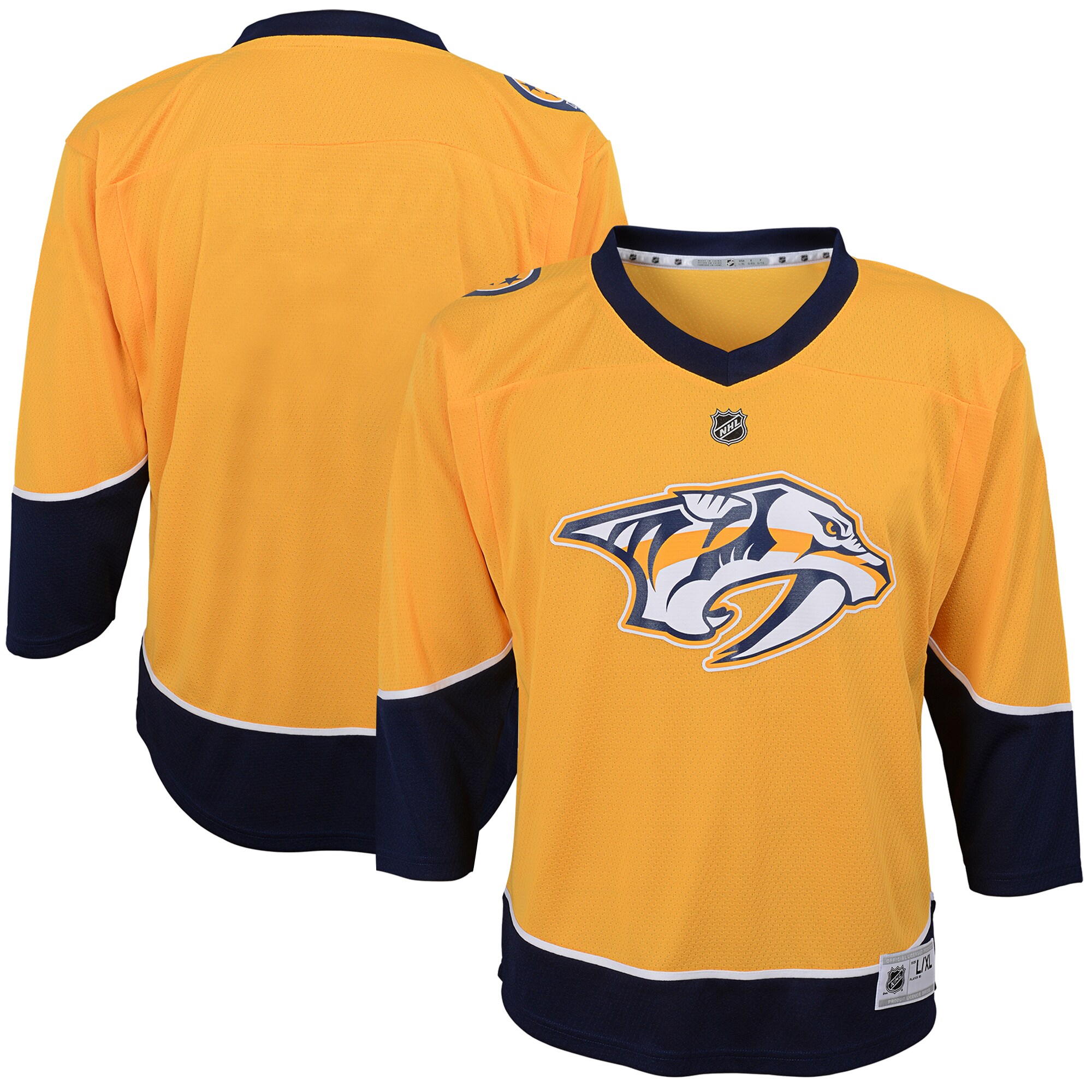 Youth Nashville Predators Gold Home Jersey
