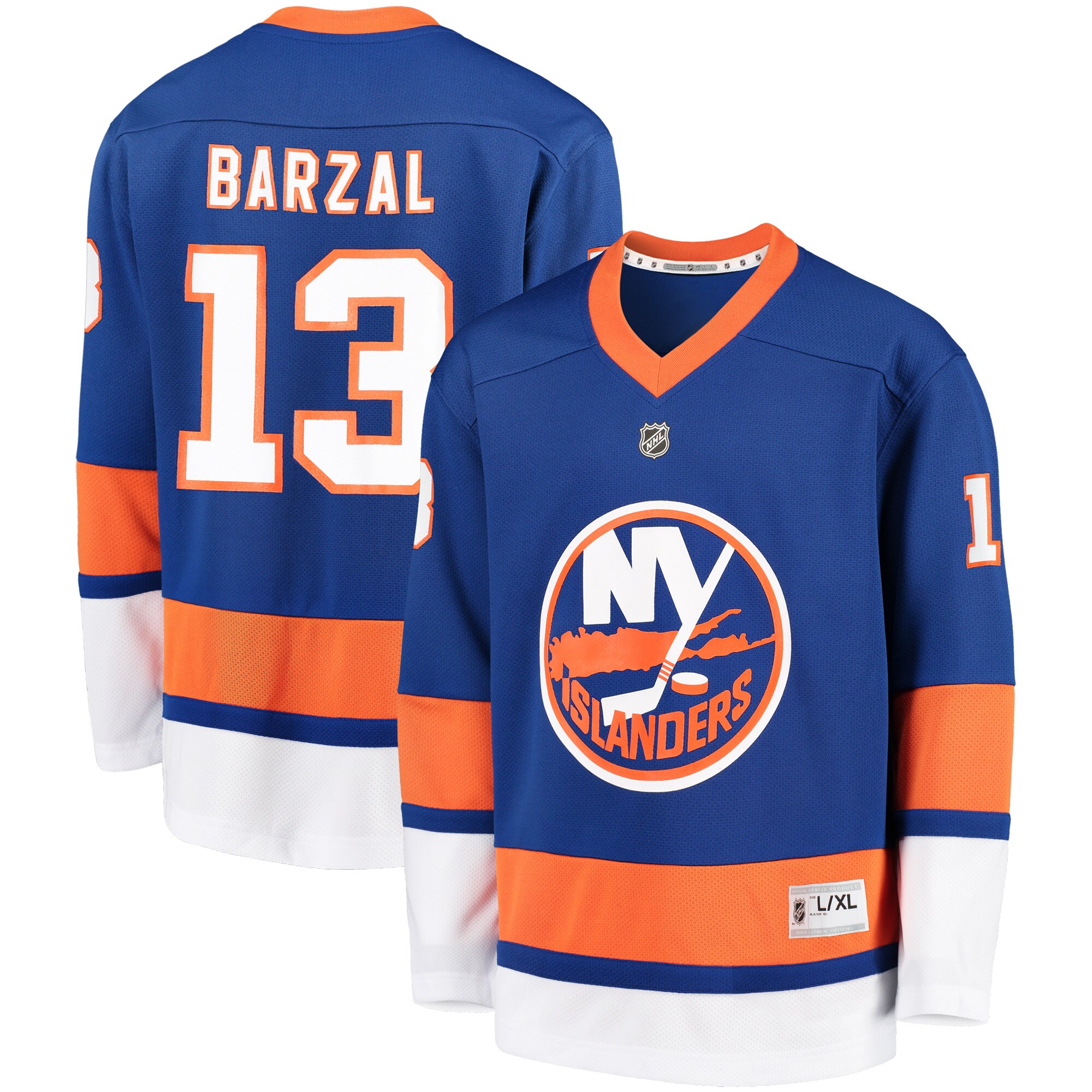 Youth New York Islanders Mathew Barzal Royal Home Player Jersey