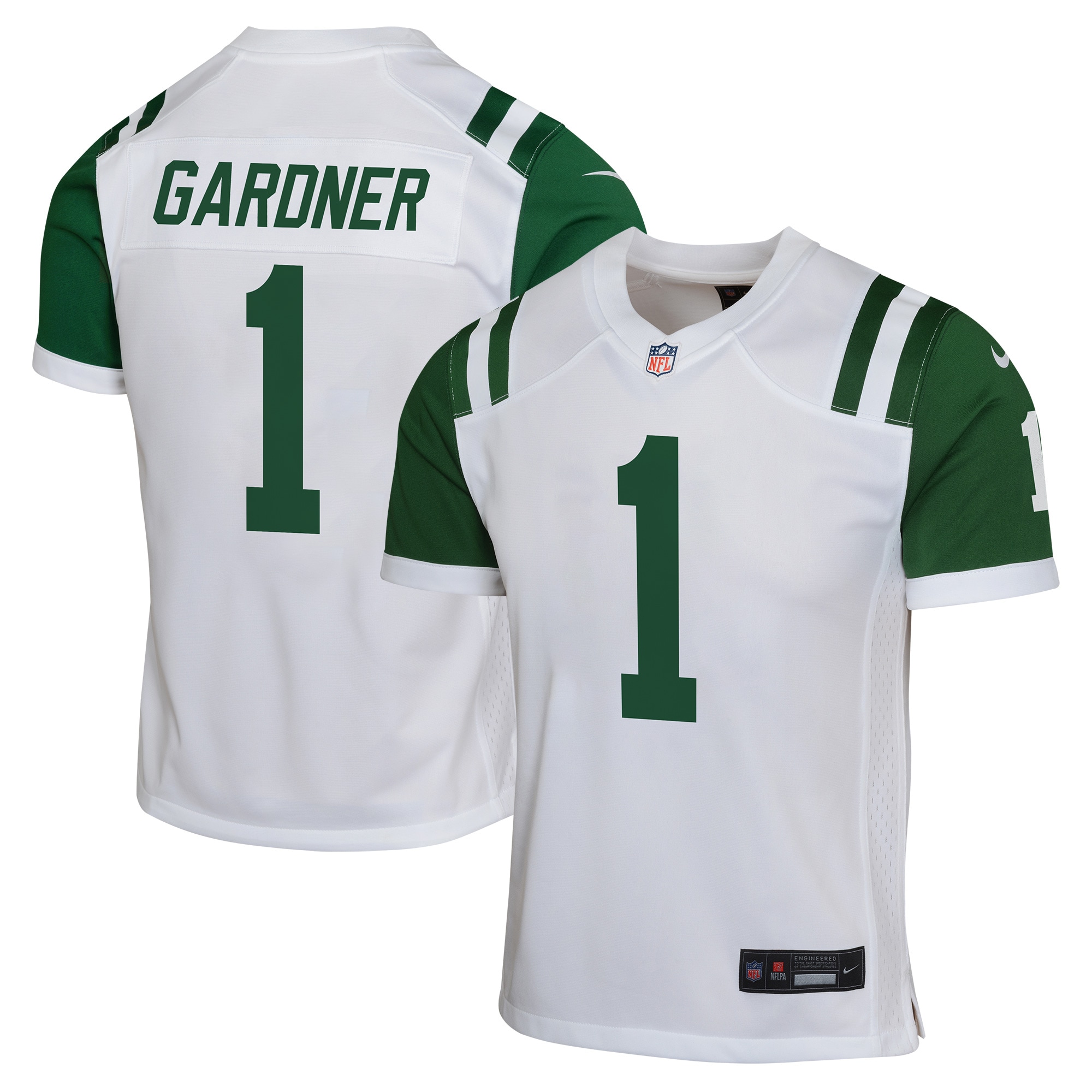 Youth New York Jets Ahmad Sauce Gardner White Classic Alternate Game Jersey Js1892