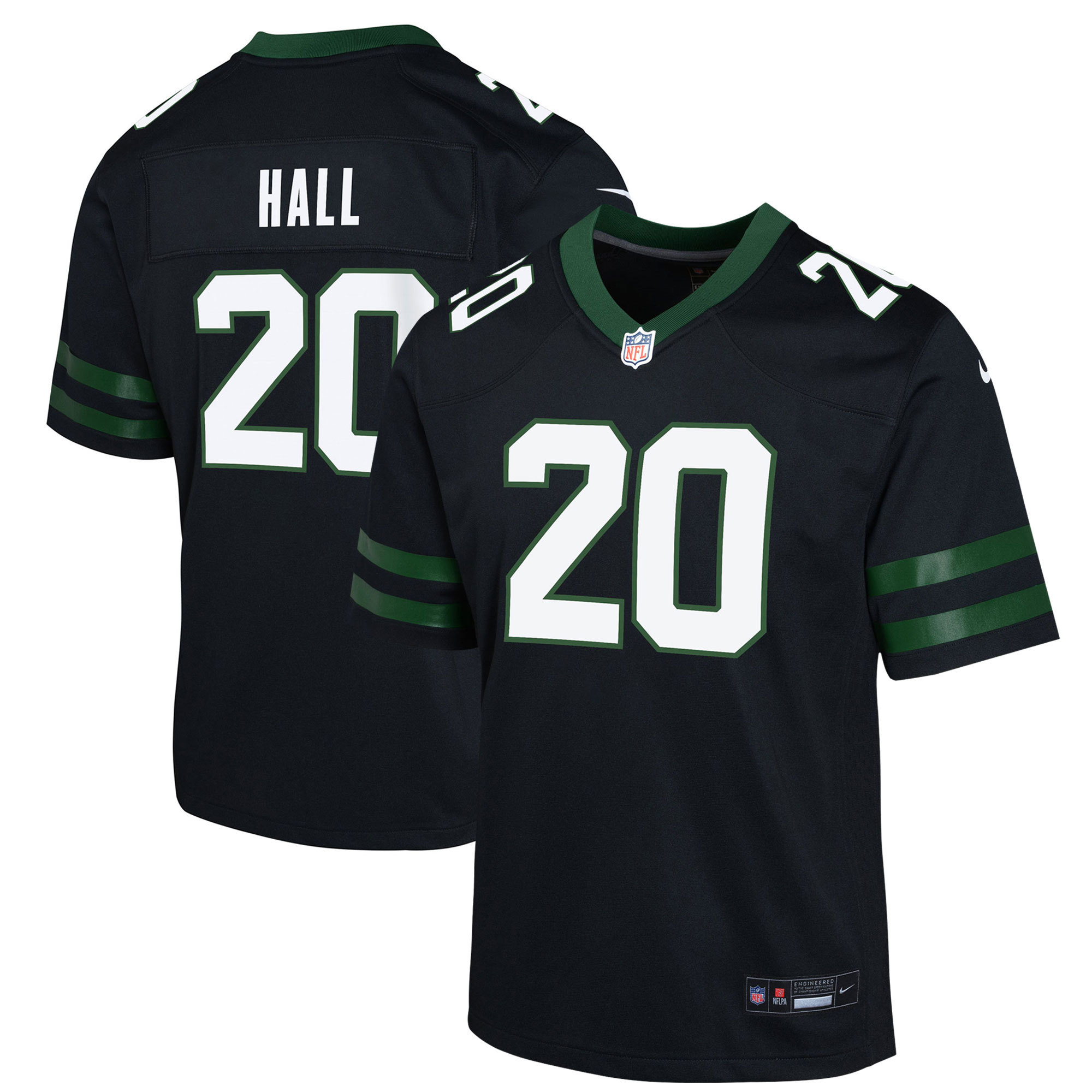 Youth New York Jets Breece Hall Legacy Black Alternate Game Jersey Js3809