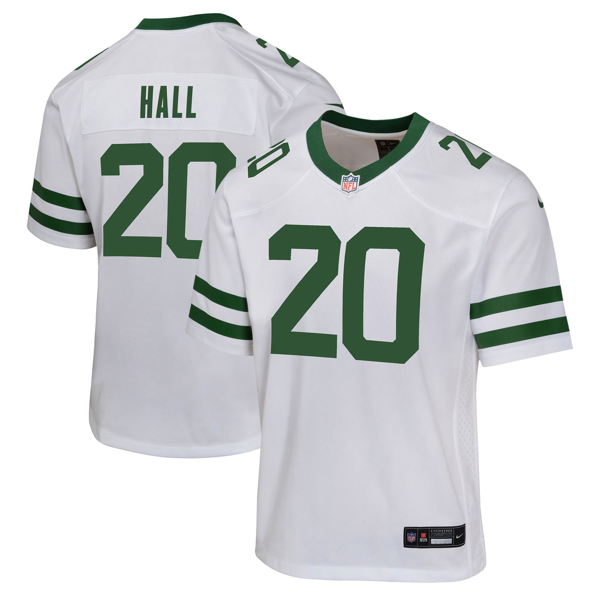 Youth New York Jets Breece Hall Legacy White Game Jersey Js7024