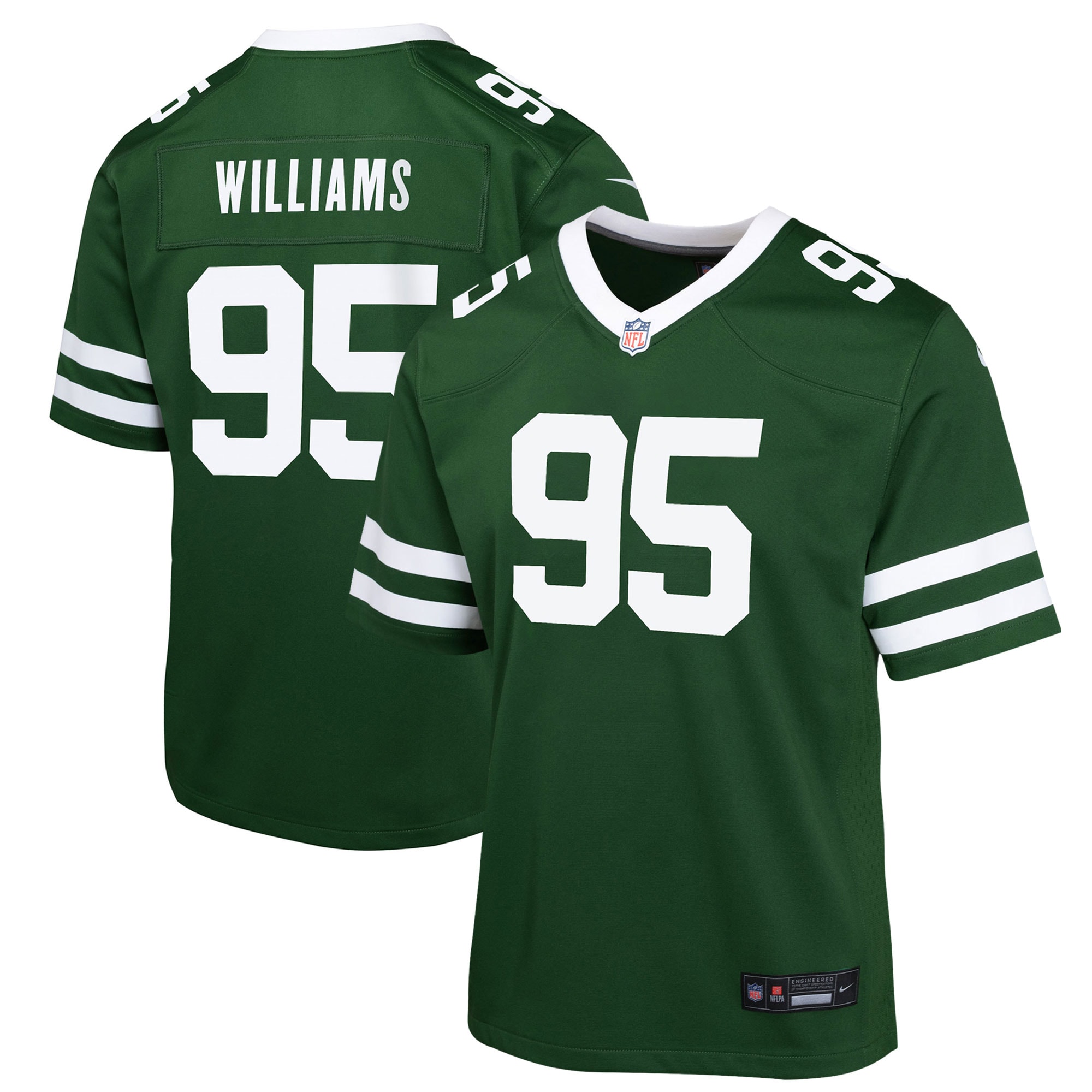 Youth New York Jets Quinnen Williams Legacy Green Game Jersey Js7353