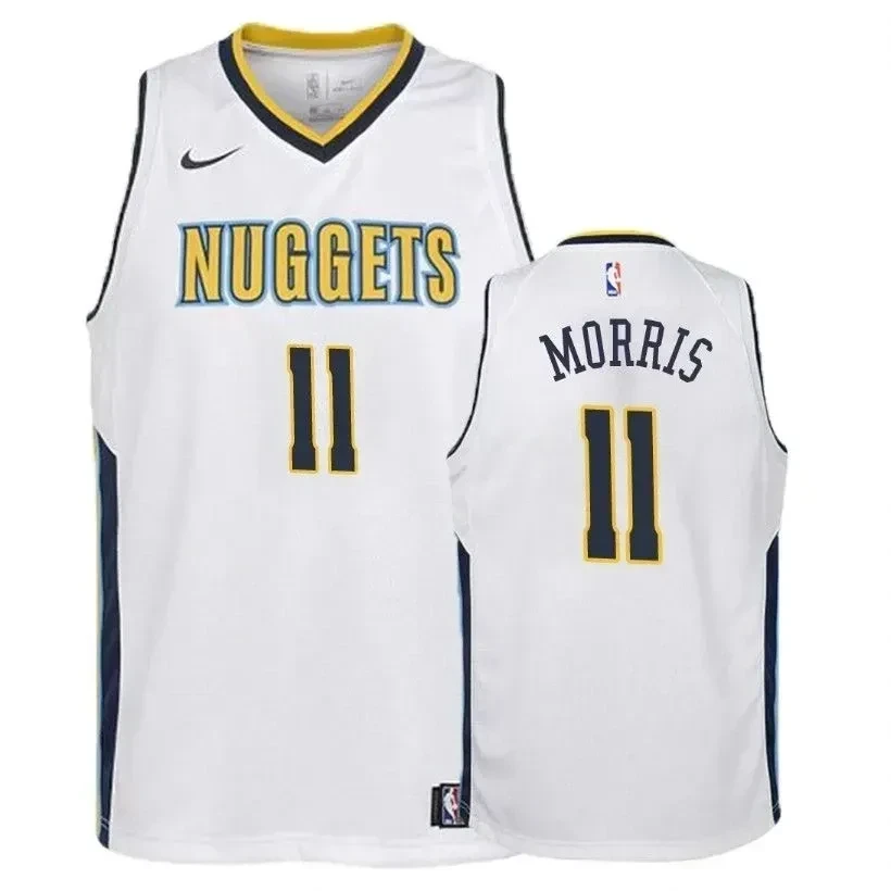Youth Nuggets Monte Morris 11 Association White Jersey