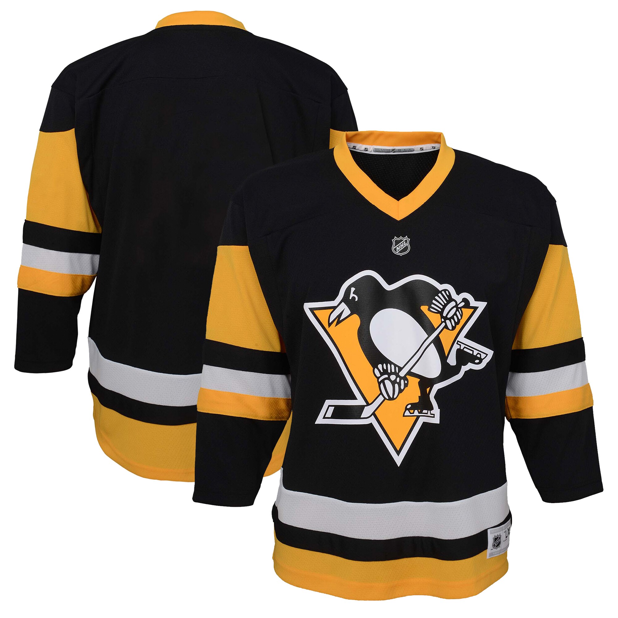Youth Pittsburgh Penguins Black Home Jersey