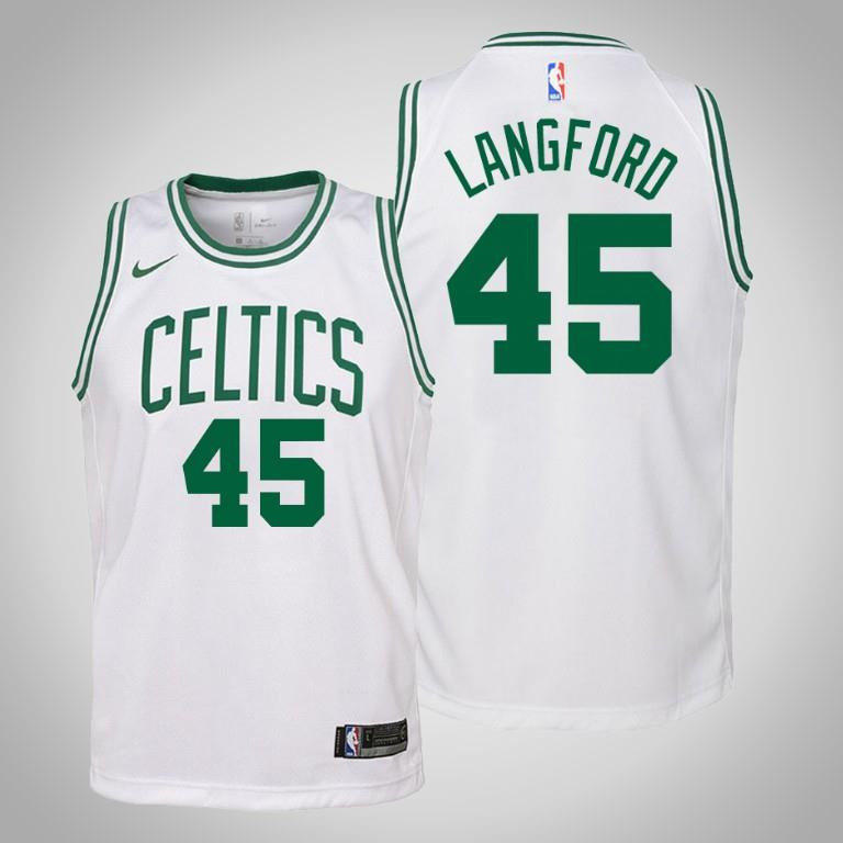 Youth Romeo Langford Boston Celtics 45 Association White Jersey